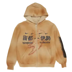 CJ X FRAGMENT ZIP UP HOODIE FRONT