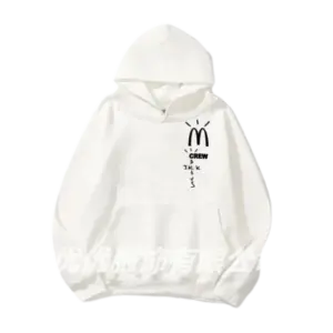 Travis Scott X McDonald Cactus Jack Hoodie White Front