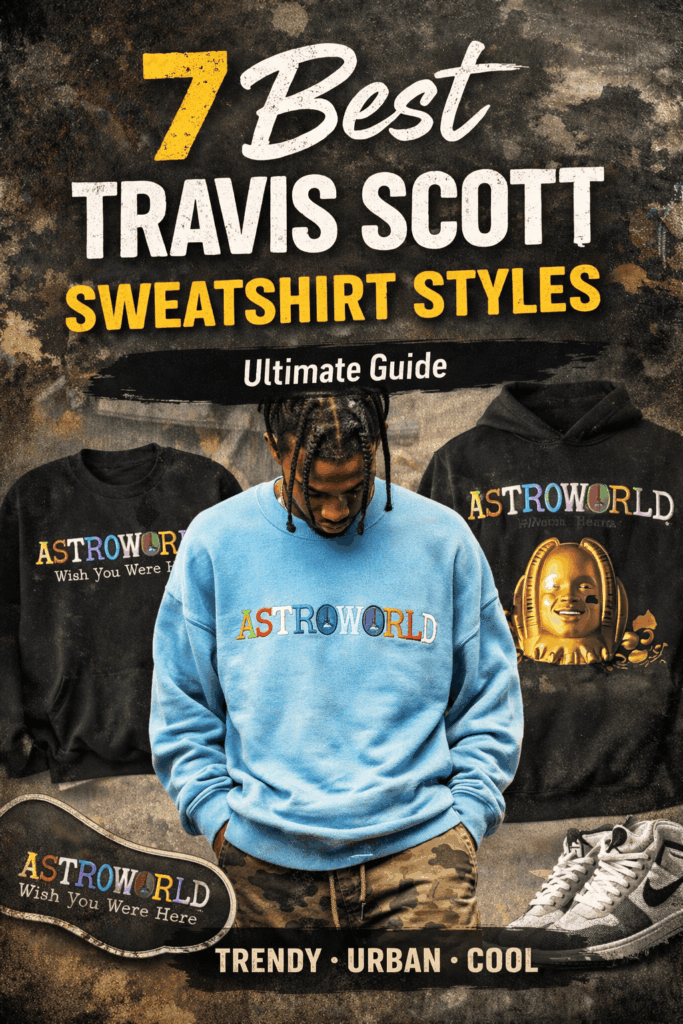 Travis Scott sweatshirt styles guide