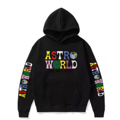 Travis Scot AstroWorld look mom I can fly pullover hoodie