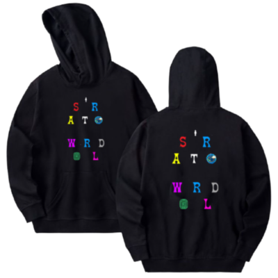 Travis Scot Astroworld Colored Letters Hoodie