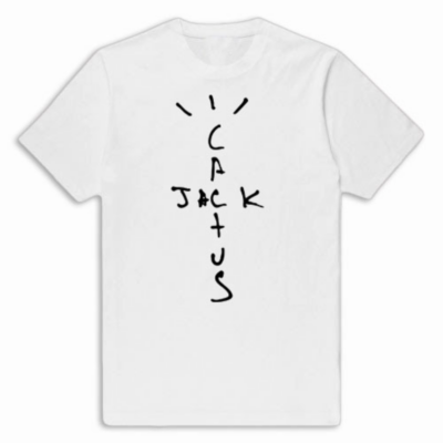 Travis Scot Cactus Jack Letters White T-Shirt