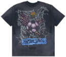CJ X FC BARCELONA WASHED SPRAY LOGO TEE