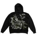 SPONGEBOB LEGAL TENDER ZIP UP HOODIE - BLACK