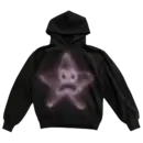 SPONGEBOB PATRICK STAR HOODIE - BLACK