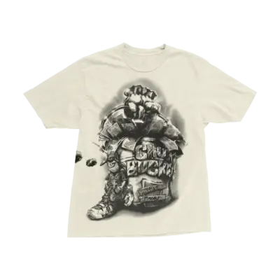 TRAVIS SCOTT SPONGEBOB CHUM BUCKET TEE - WHITE