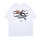Travis Scotts Graphic Letter Printing T-Shirts