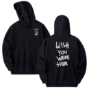 Travis Scot Wish You Were Here Text Hoodie
