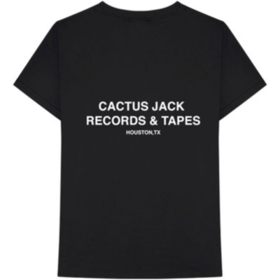 Cactus jack records and tapes Houston tee
